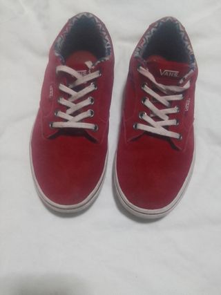 Zapatillas Vans Unisex Rojas