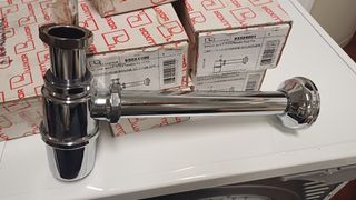 Sifone bottiglia Luxor,vari pezzi misure diverse