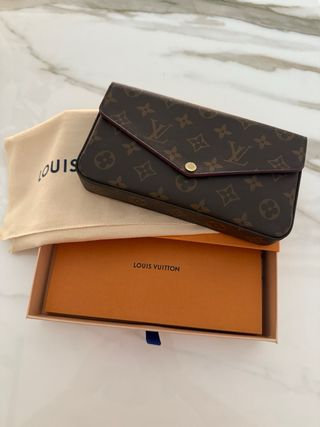 Cartera de mano Louis Vuitton Félicie Marrón