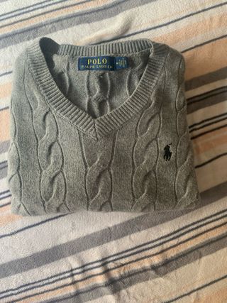 Jersey Polo Ralph Lauren Gris Talla M