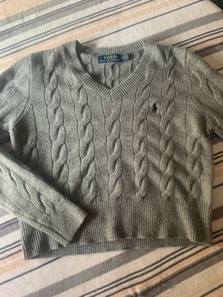 Jersey Polo Ralph Lauren Gris Talla M