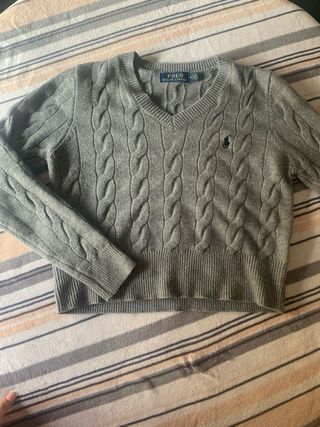 Jersey Polo Ralph Lauren Gris Talla M