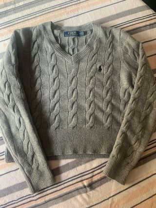 Jersey Polo Ralph Lauren Gris Talla M
