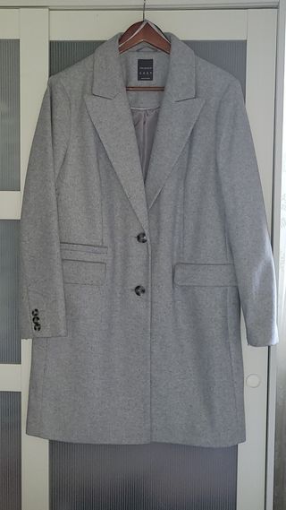Abrigo Primark Gris Claro Talla M