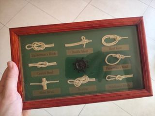 Cuadro decorativo nudos marineros