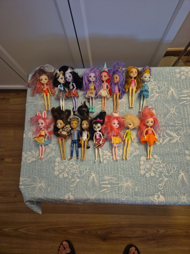 Set 16 Muñecas Enchantimals Coleccionismo