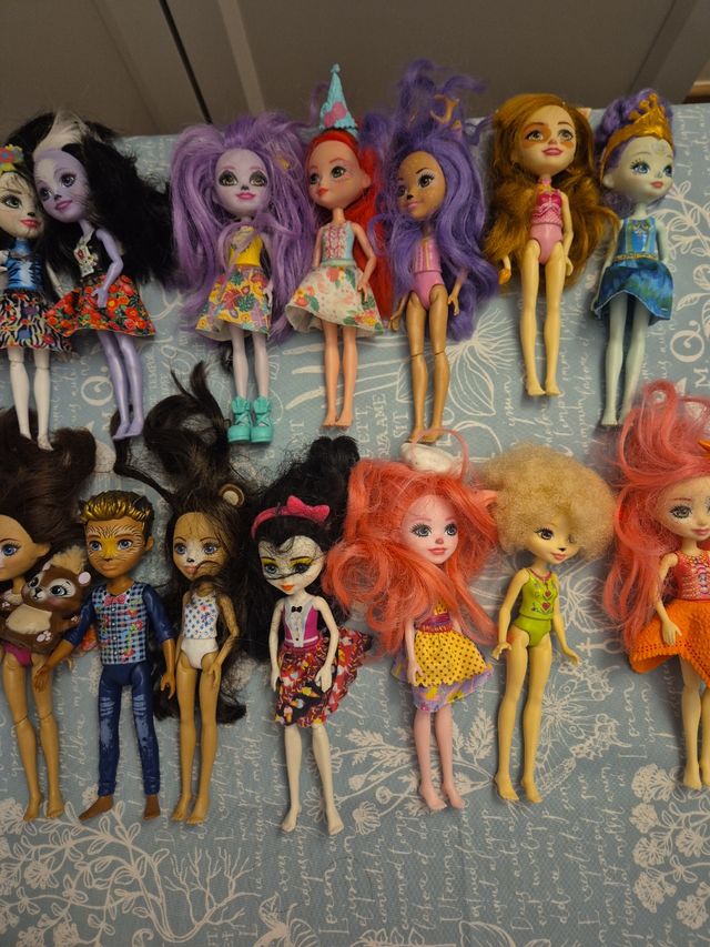Set 16 Muñecas Enchantimals Coleccionismo