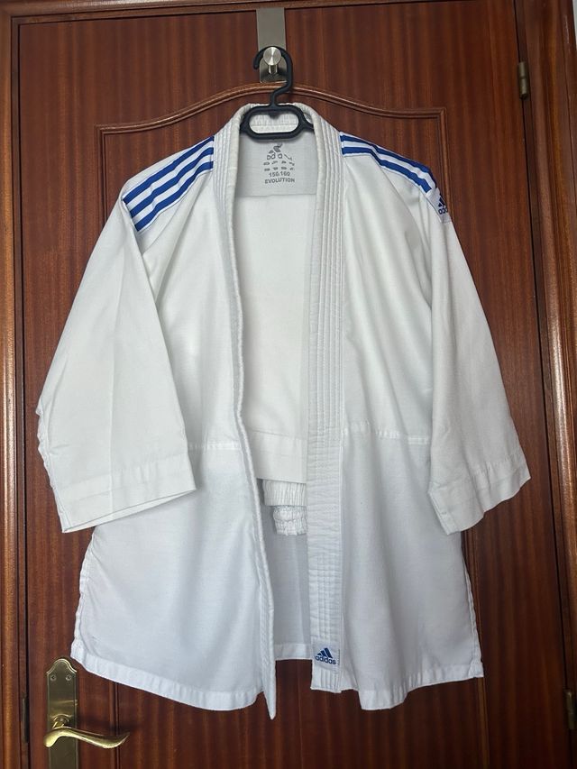 Judogui Junior Adidas Blanco con Cinturón Rojo
