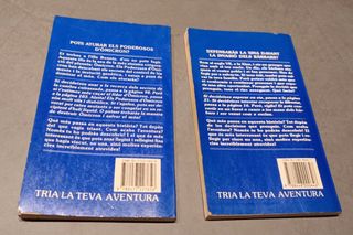 Pack de dos libros TRIA LA TEVA AVENTURA (Català)
