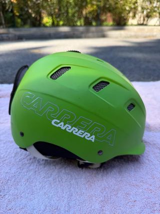 Casco de esquí Carrera verde