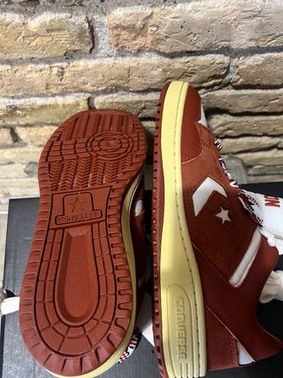 Zapatilla Converse Weapon Roja y Blanca