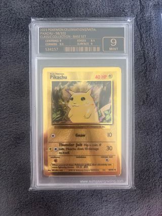 Pikachu Metal 2021 Celebrations 9 Mint de segunda mano por 140 EUR