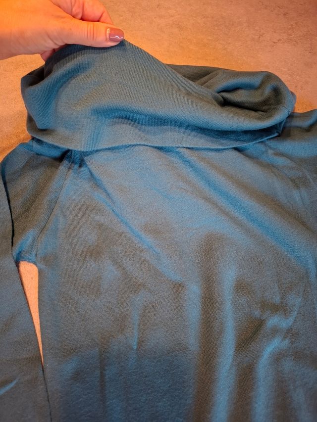 Maglia pesante invernale verde smeraldo S/M