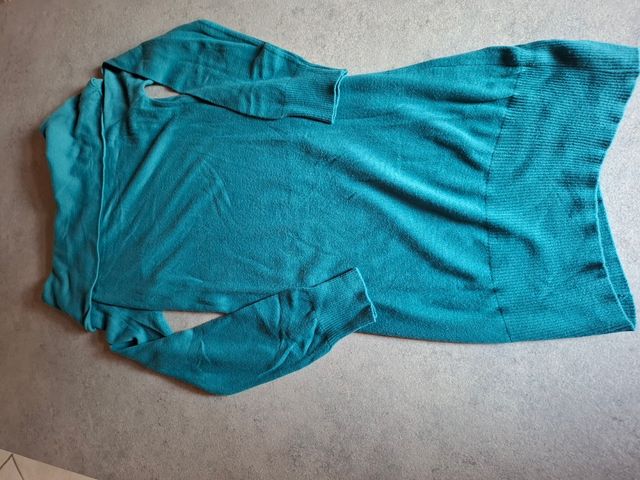 Maglia pesante invernale verde smeraldo S/M