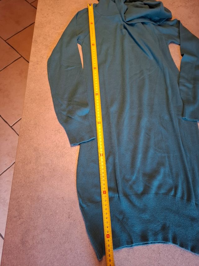 Maglia pesante invernale verde smeraldo S/M