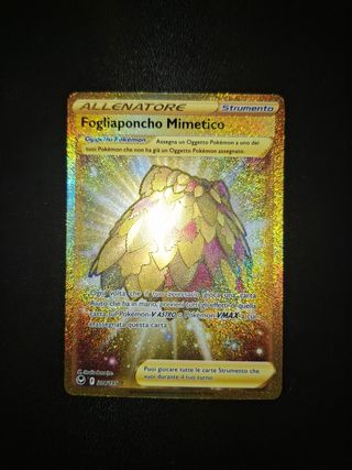 Carta Pokémon Fogliaponcho Mimetico Secret Rare
