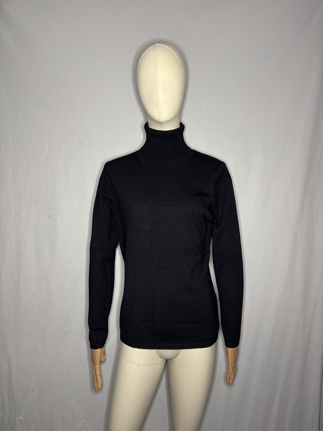 Jersey cuello alto Sfera negro