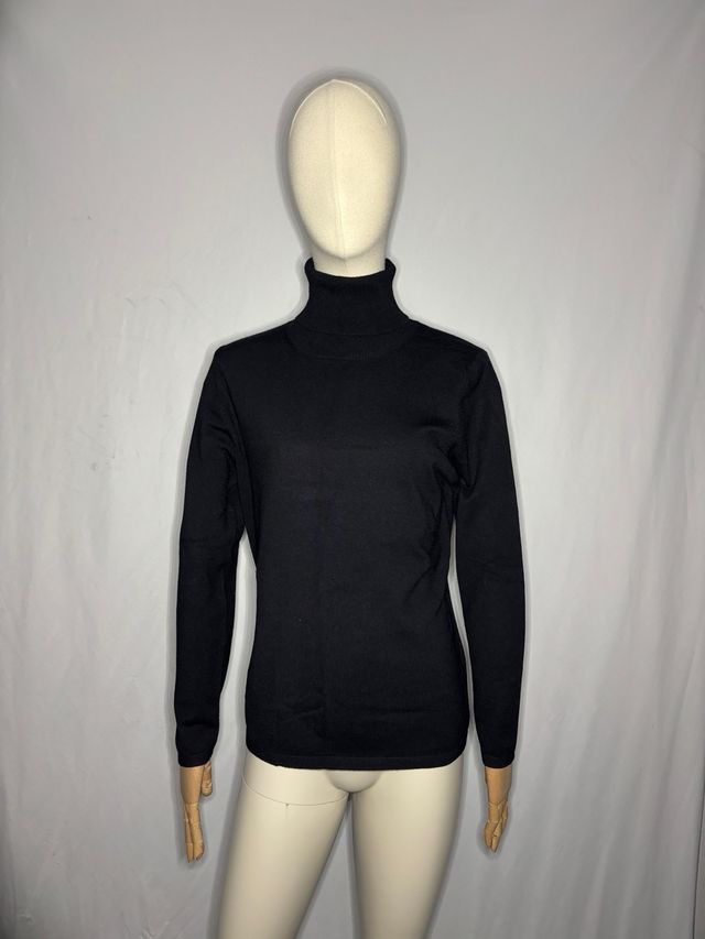Jersey cuello alto Sfera negro