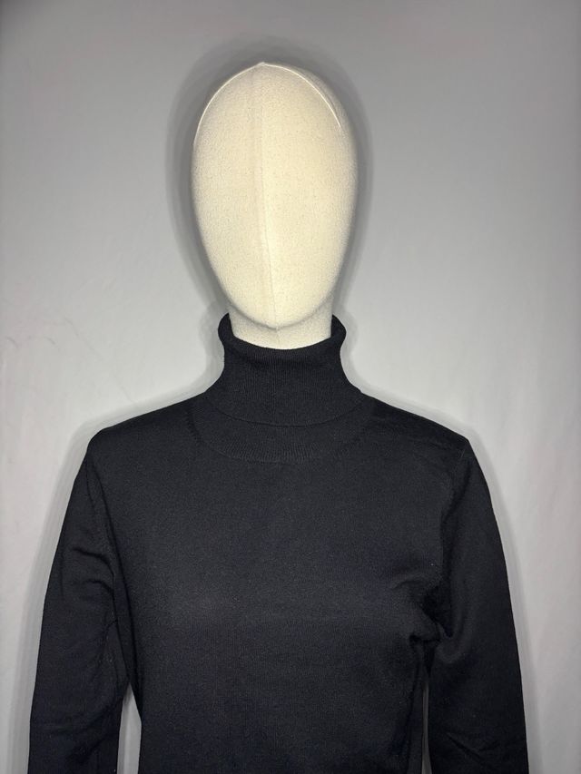 Jersey cuello alto Sfera negro