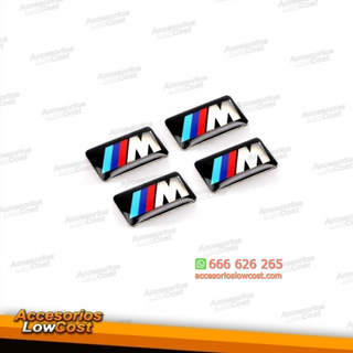 PACK DE 4 PEGATINAS M PARA BMW