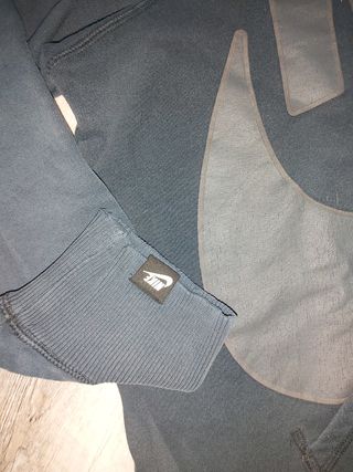 Felpa con cappuccio Nike nera
