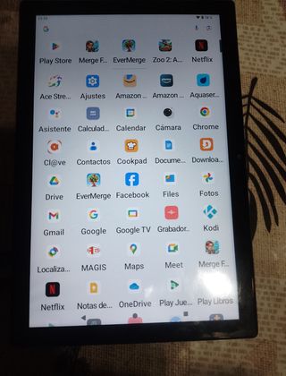 Tableta Amazon Fire HD 10 Negra y morado 
