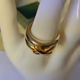 Anillo Oro 18K Peso: 9,6 grs. Talla 7,5 Dama