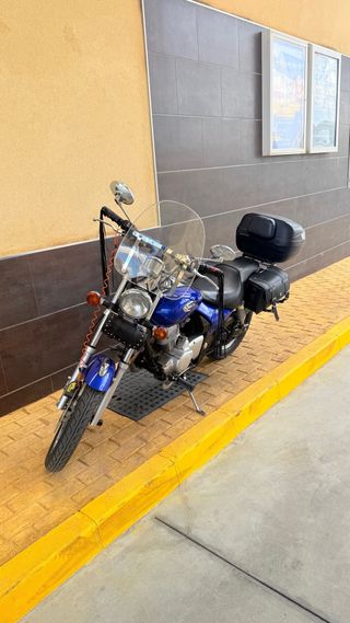 Kawasaki Eliminator 125 Azul o cambio por coche