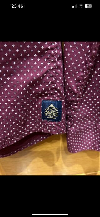 Camisa Springfield Roja Estampada