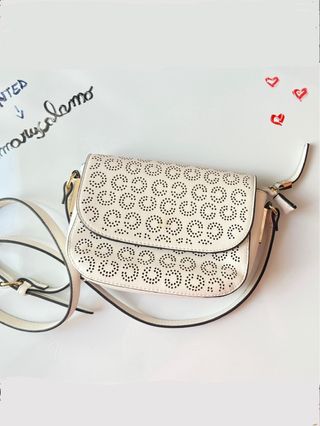 Borsetta bianca con tracolla