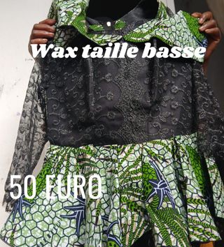 Vestido de Wax vibrantes recién hechos