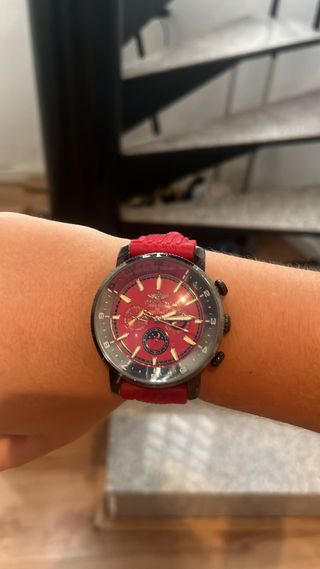 Reloj Breitling Negro y Rojo