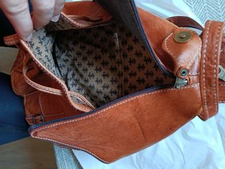 Mochila - bolso cuero