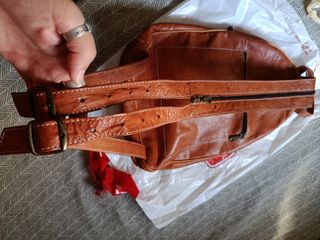 Mochila - bolso cuero