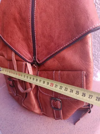 Mochila - bolso cuero
