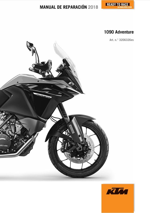 Manual de reparación para KTM 1090 Adventure R
