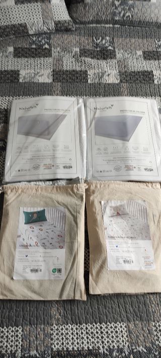 Sábanas Cuna 100% Algodón Jungla Niño