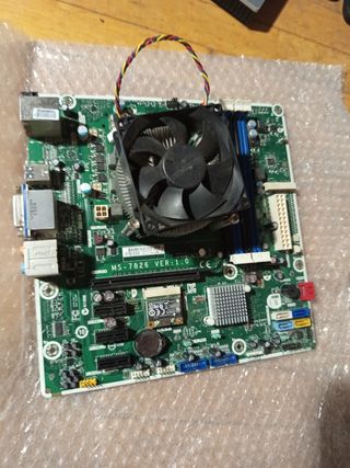Placa Base MS-7826 con CPU Intel i7 y Ventilador