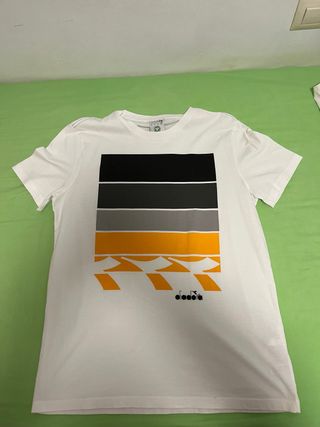 Camiseta Diadora Blanca Talla M