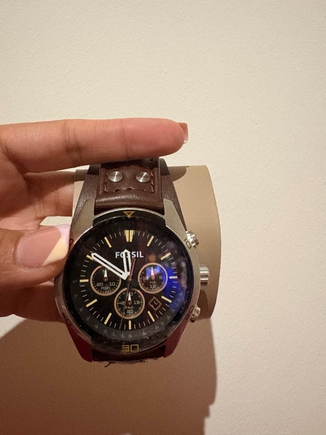 Reloj Fossil Coachman Hombre Marrón/Plata