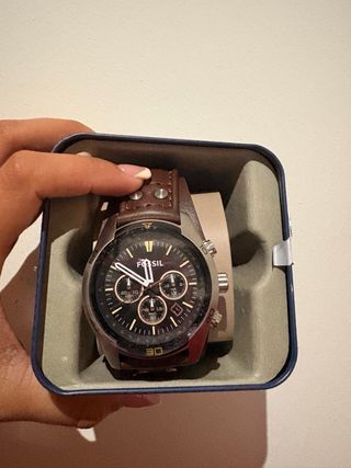 Reloj Fossil Coachman Hombre Marrón/Plata