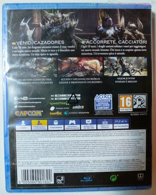 Monster Hunter World PS4 precintado