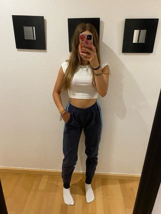 Pantalón de chándal Adidas azul