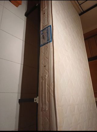Cama de 90: colchón, somier y  cabecero 