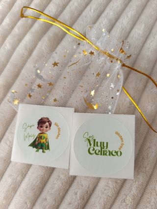 Pack de 20 pegatinas diseño SIN GLUTEN