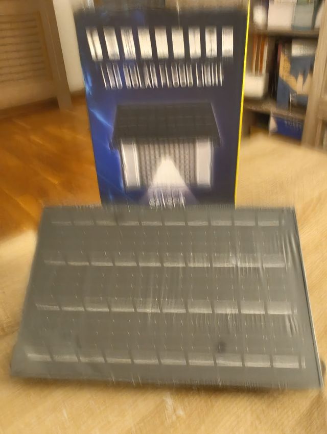 Foco LED Solar Exterior Negro/Gris