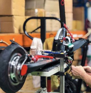 Reparación patinetes eléctricos.