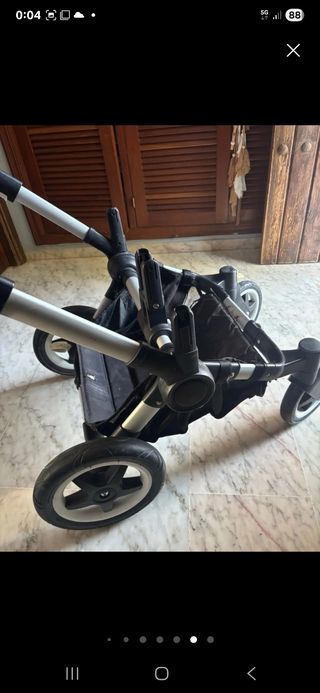 Carrito de bebé gemelar
