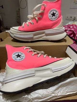 Converse Run Star Legacy CX Plataforma Beige/Rosa