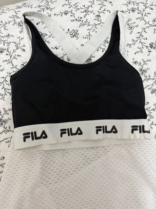 Camiseta deportiva Fila blanca